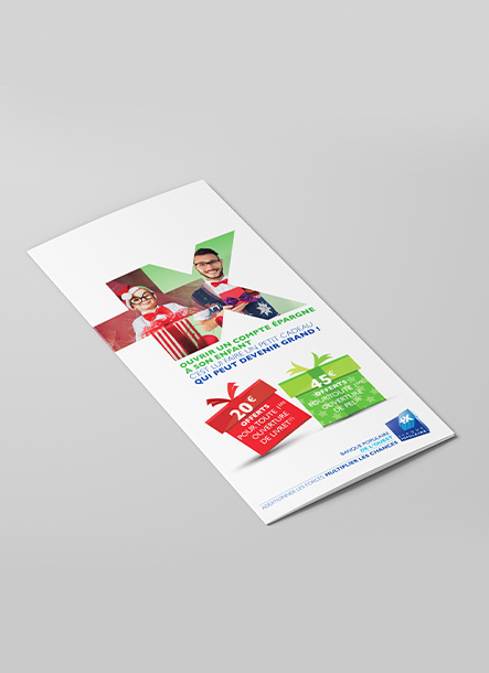 Campagne pour la Banque Populaire de l'Ouest sur le thème de l'épargne.
